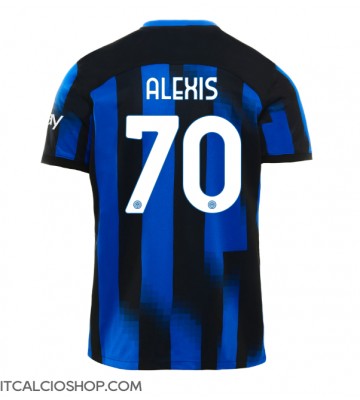 Inter Milan Alexis Sanchez #70 Prima Maglia 2023-24 Manica Corta